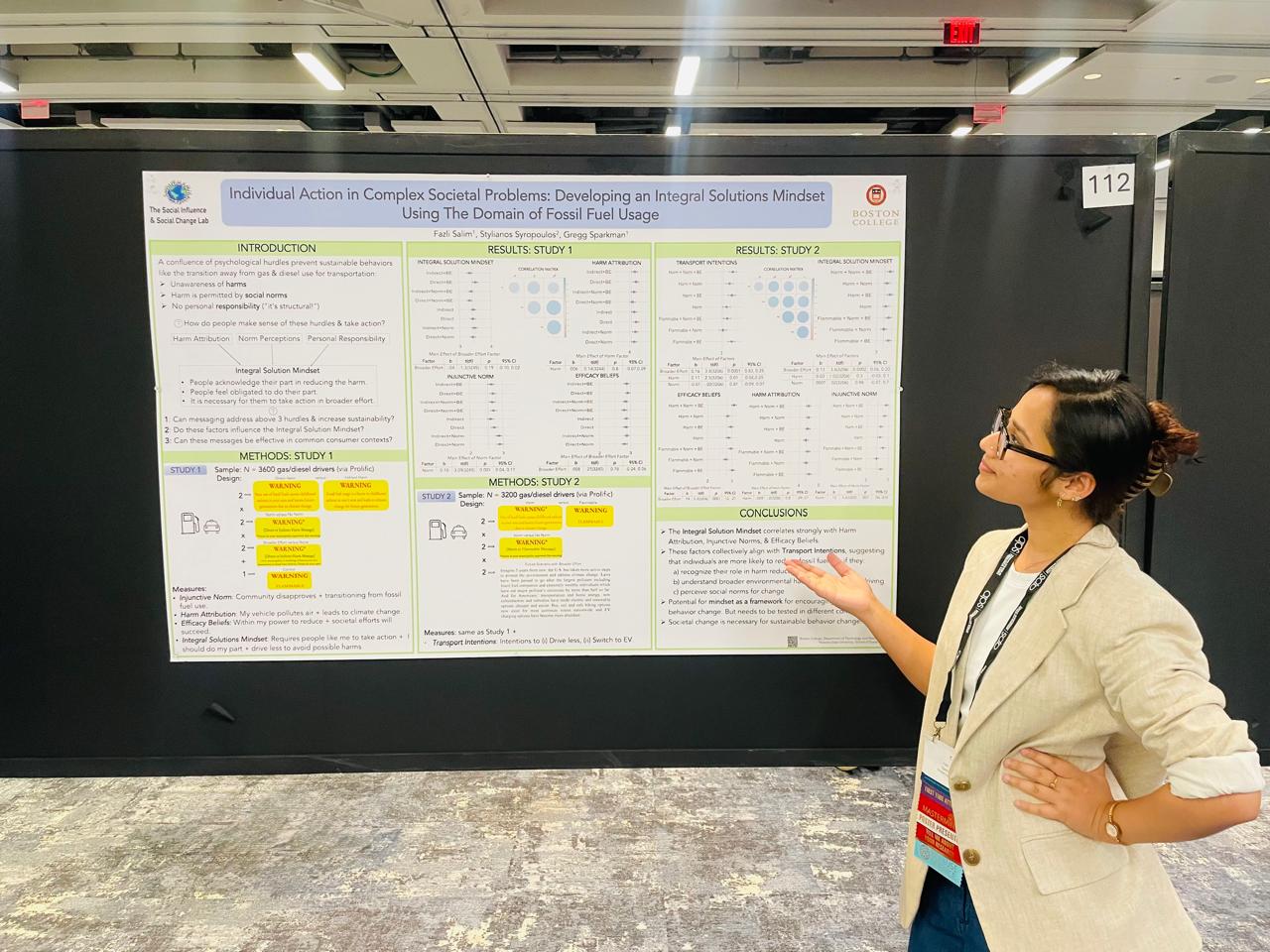 Poster presentation at APS Annual Convention, Washington DC 2025